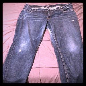 Silver jeans